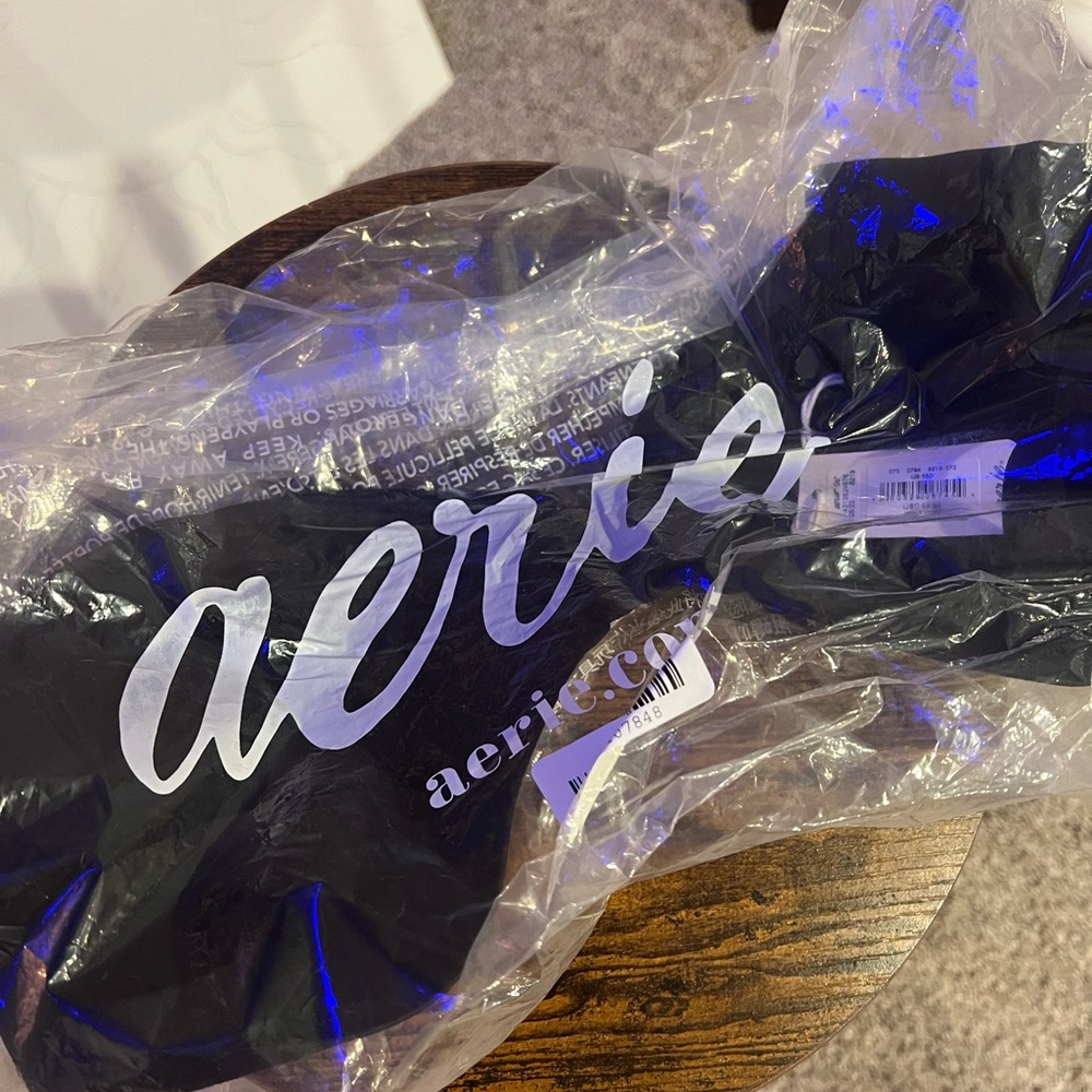 aerie black bra